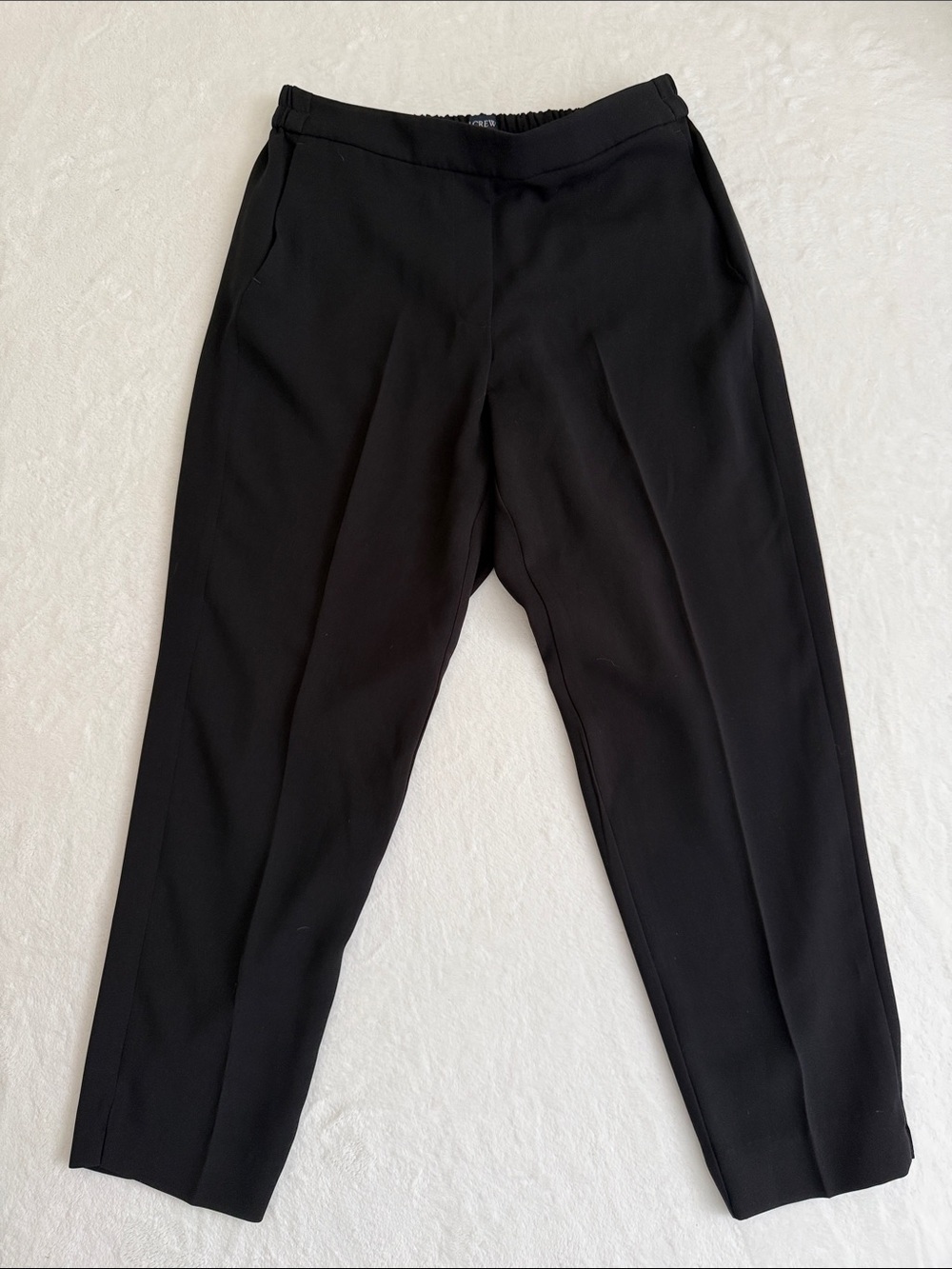 J. Crew Men's Black Dress Trousers - Tailored Slim Fit